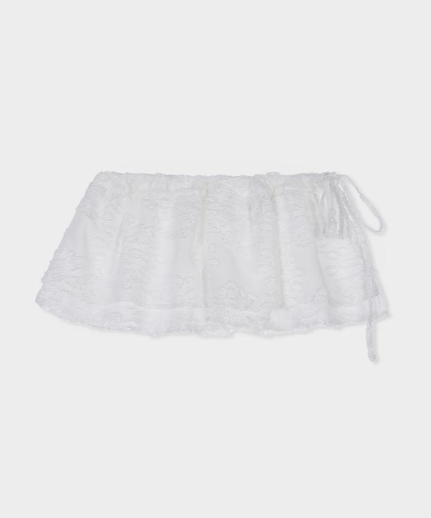 Belloel Lace Layered Wrap Skirt
