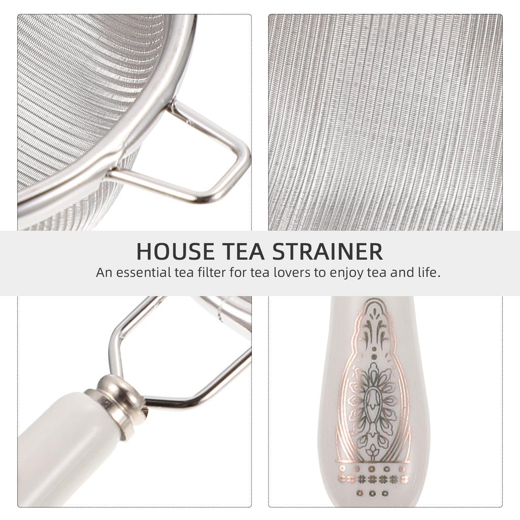 1Pcs Premium Tea Strainer Effective Residue Removal Heat-Resistant Infuser Ideal for Gifting Tea Enthusiasts Mesh Filter
