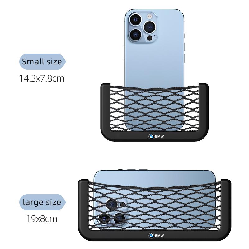 Car Multifunctional Storage Net Bag Hang Bracket For BMW E46 E90 E60 F30 F10 E39 I3 I4 X1 X2 X3 X5 X4 X6 X7 M3 M4 M5 G30 G20 G22