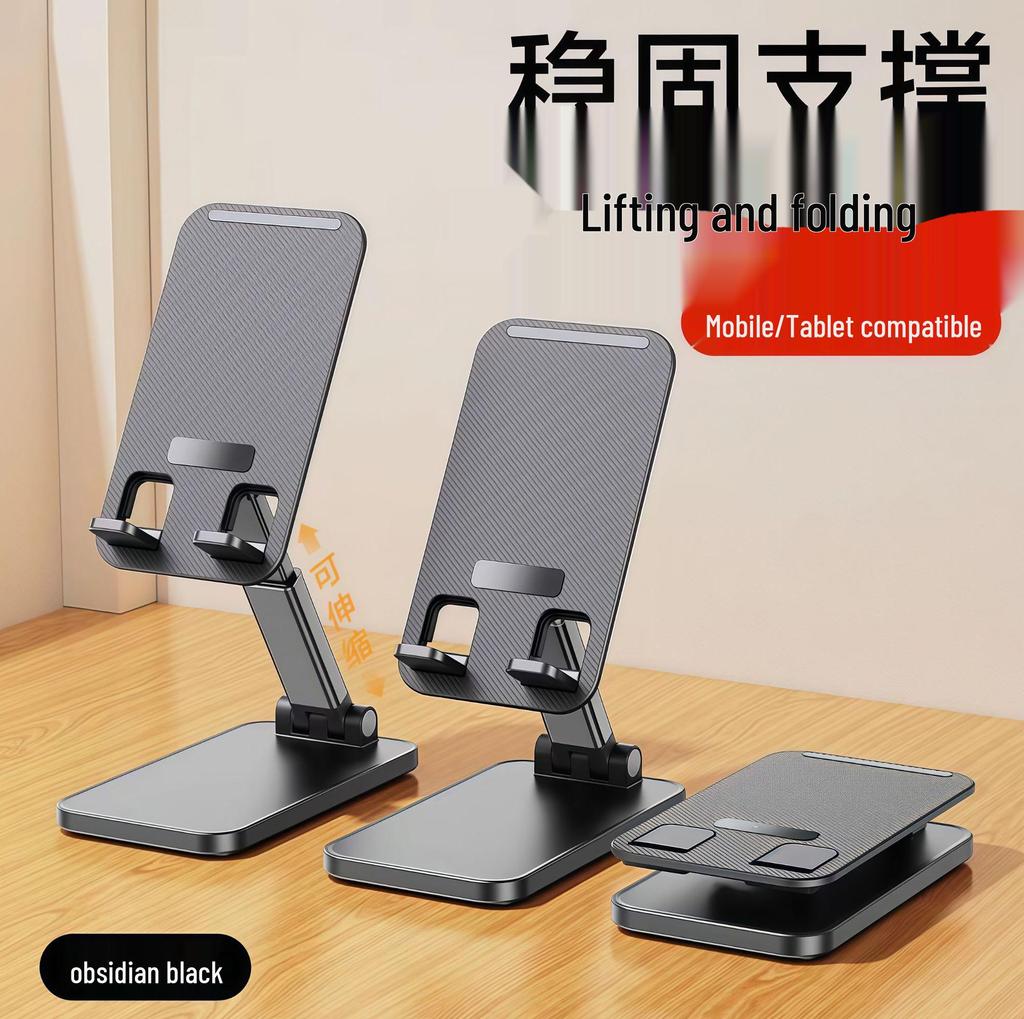Ayarlanabilir Yükseklikli ve Özelleştirilebilir Logolu Evrensel Katlanabilir Telefon ve Tablet Standı