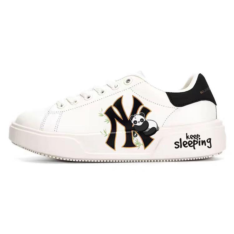 MLB Chunky Classic Skateboard Shoes Unisex Low top White/Green 3ASXCCB3N-50IVS(Team56-)
