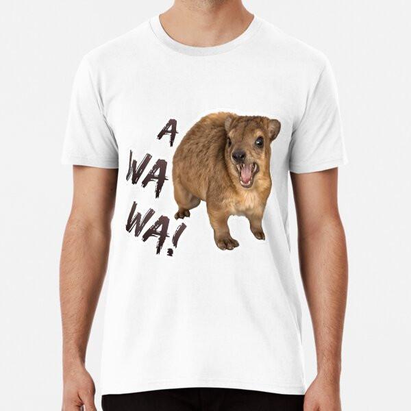 

Awawa! Angry Screaming Hyrax Meme - Cute and FT-Shirt S-5XL Best T-Shirt M