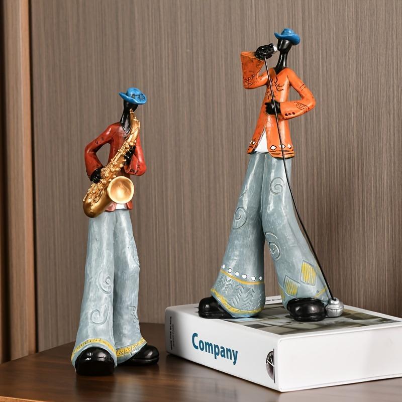 Creative Band Art Ornaments Music Figures Living Room Bookshelf TV Cabinet Wine Cooler Light Luxury Decorations Furnishings