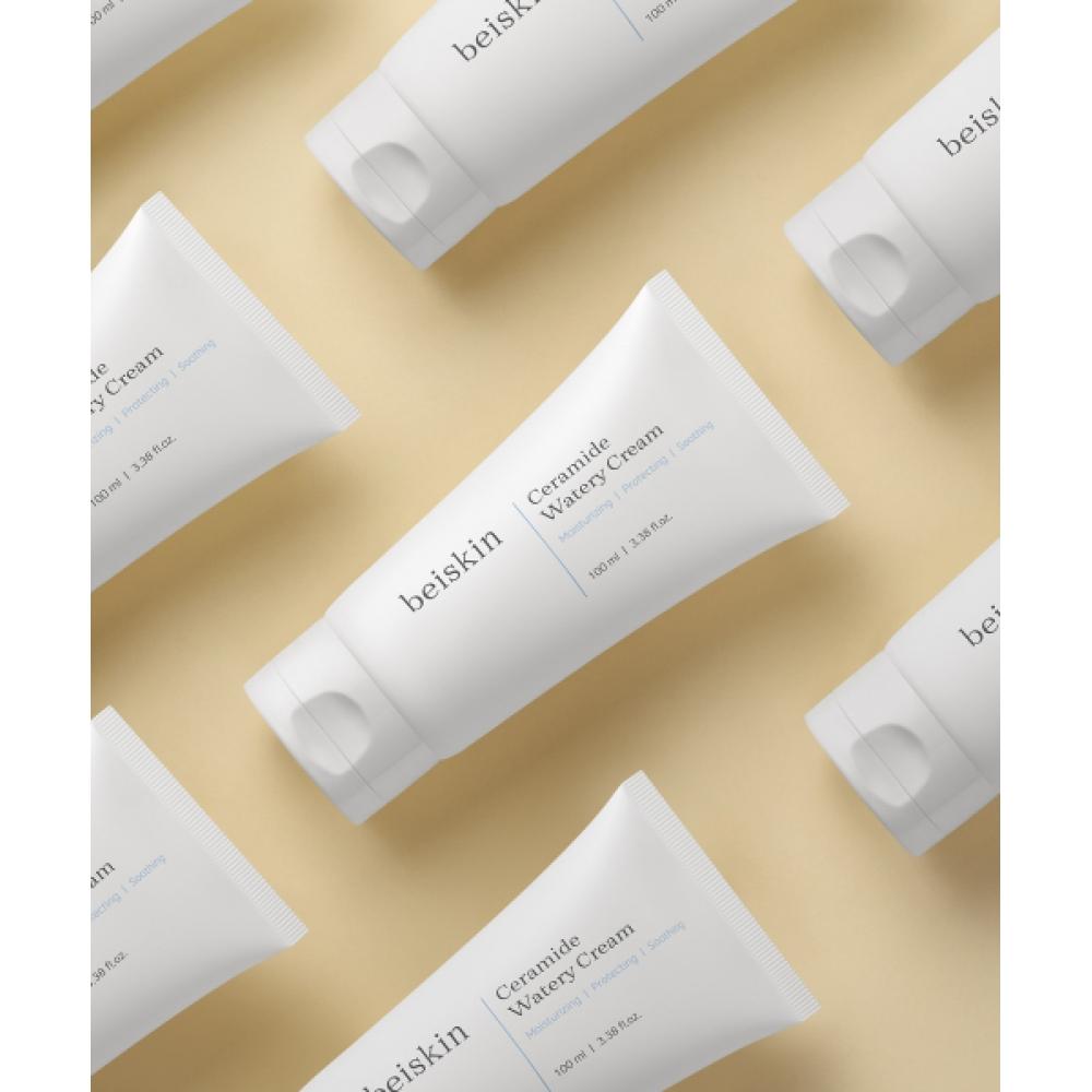 BeiskIn [100 Hour MoisturizIng ContInuous ClInical] BaskIn Ceramide Watery Cream  All In One Barrier Cream NONE