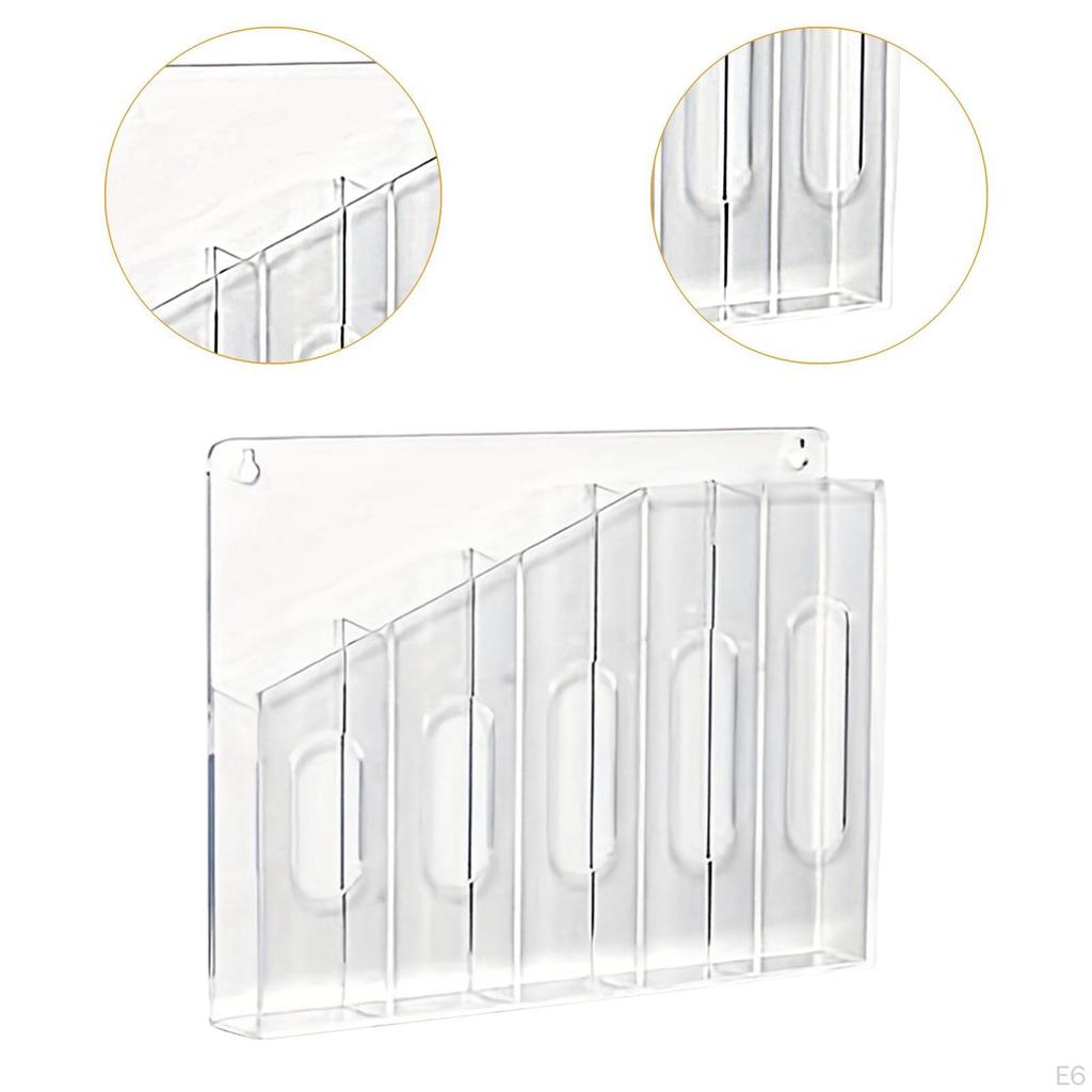 Acrylic Holder Display Stand Easy To Clean Kitchen Accessories Container Storage Rack for Counter