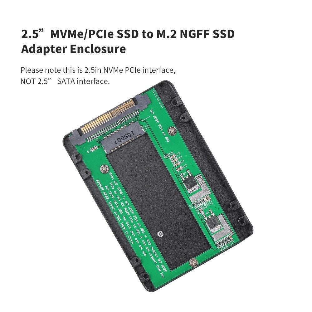 M.2 NGFF PCIe X4 To U.2 SFF-8639 Generation Intel 2.5 NVME 750 SSD M-key Adapter Card
