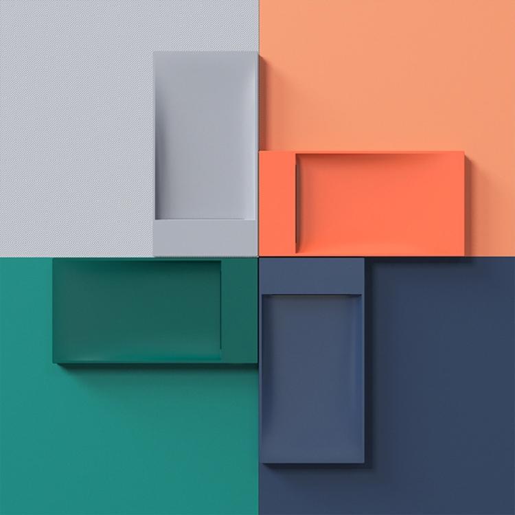 Simple Countertop Soap Dishes with Hidden Drain Hole Bathroom Soap Storage Box