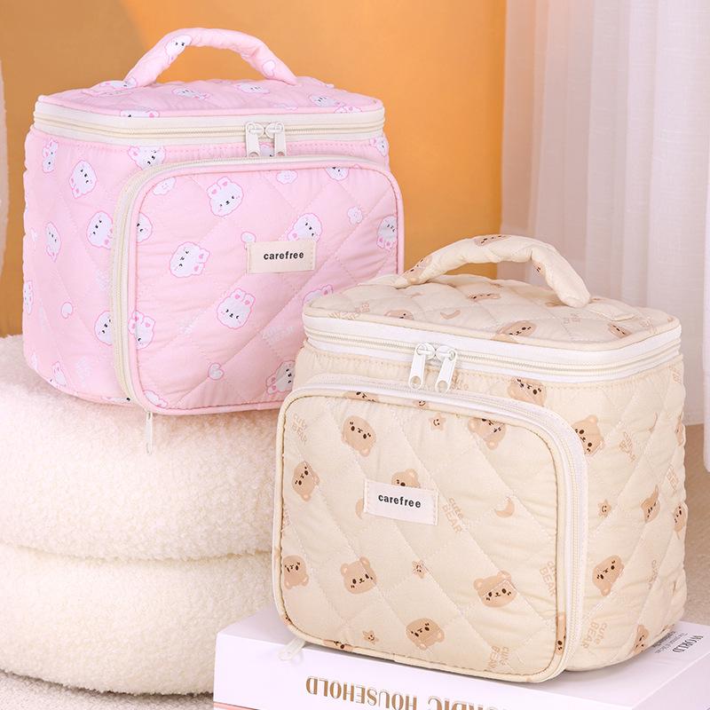 Multifunctional magic cosmetic bag partition storage cosmetic storage bag travel portable toilet bag