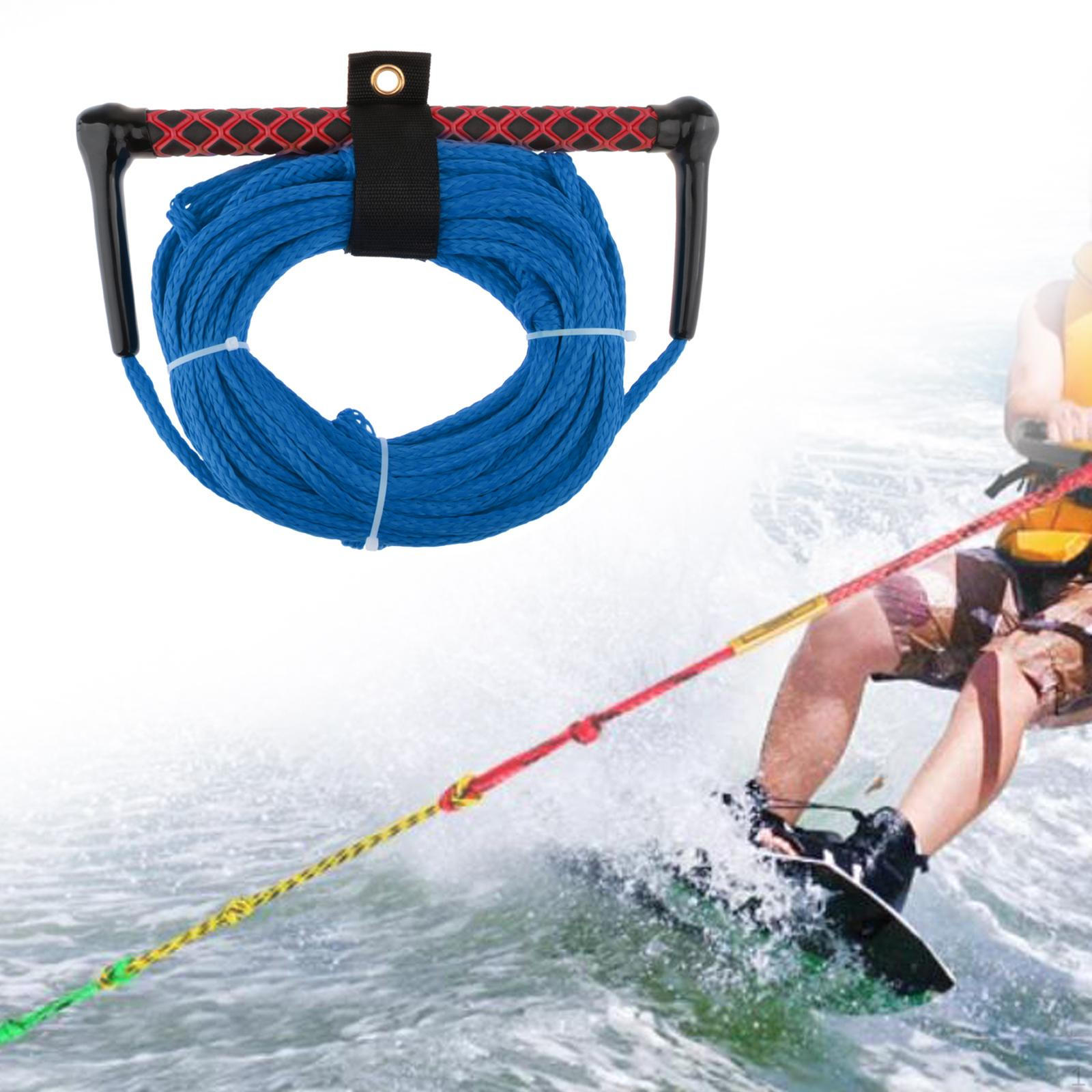 

Веревка для вейкборда и водных лыж с ручкой, многоцелевая, 23 м для вейкбординга Blue Rope