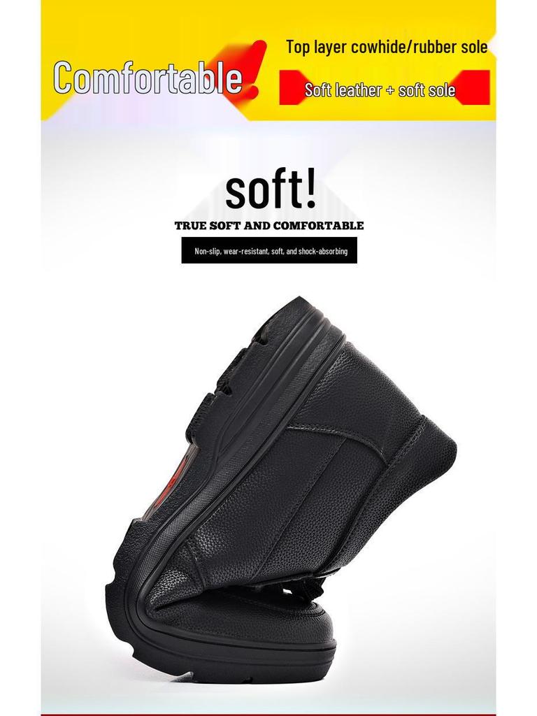 Pánské zimní protiskluzové bavlněné boty s velurovou podšívkou - Neformální venkovní obuv pro tatínky středního věku