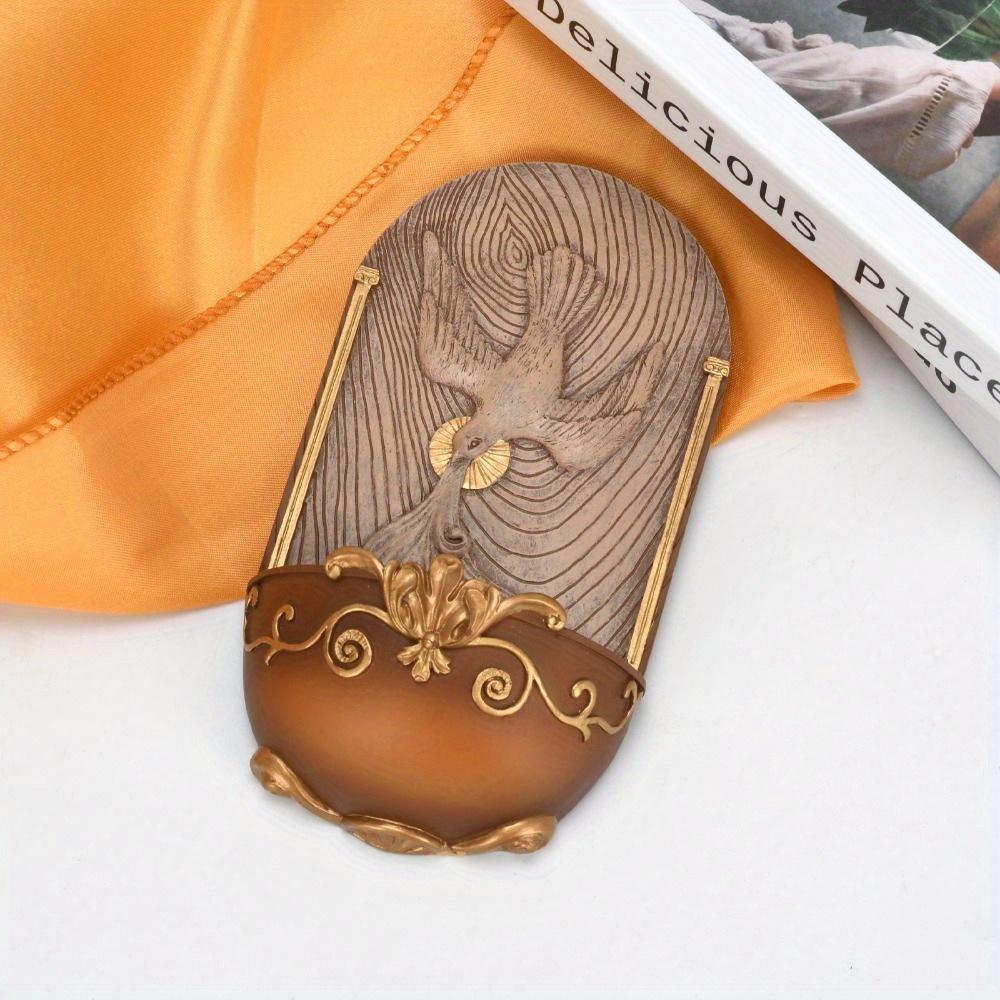 Holubice Svaté Trojice Duch Svatý Kropenka Nástěnná Plaketa Pryskyřice Náboženská Pro Domácí Dekoraci A První Svaté Přijímání