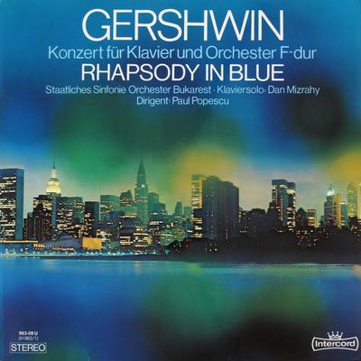 LP Record GEORGE GERSHWIN , ORCHESTRA SIMFONI - Konzert Für Klavier Und Orchester F 96308U Intercord Germany Classical Used