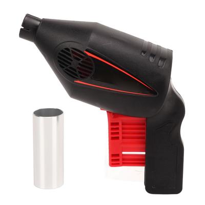 Soffiatore per Barbecue Portatile a Pressione Manuale Ventola Soffiante da Esterno con Ugello in Acciaio Inossidabile