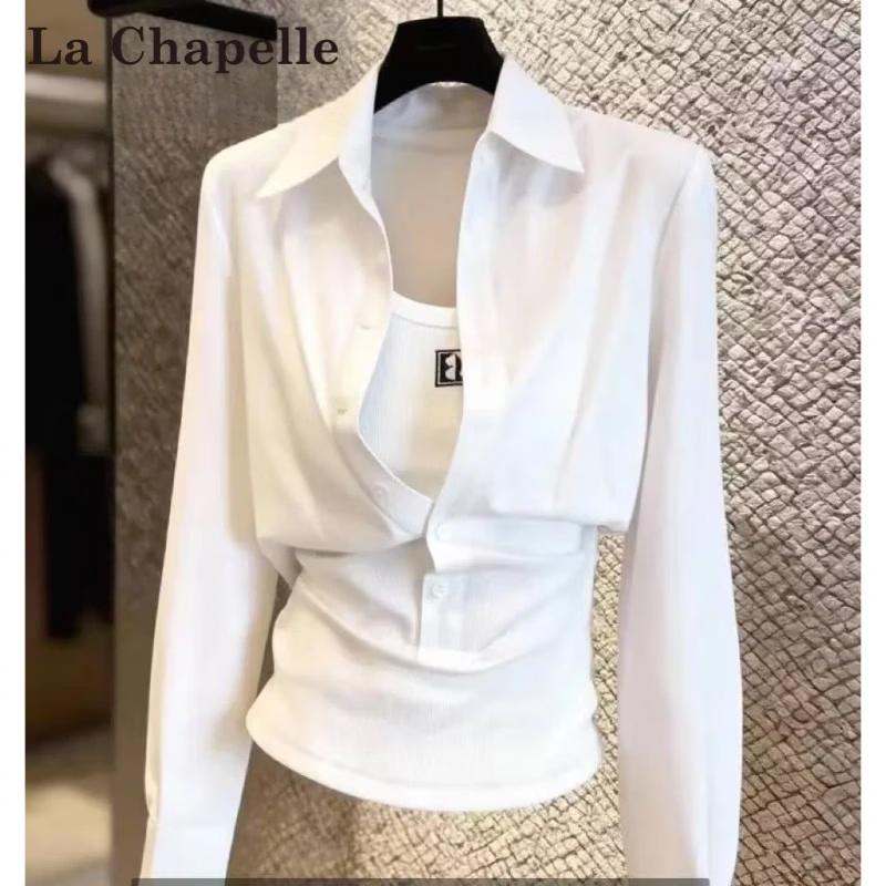 La Chapelle Women s Long Sleeve Lace Blouse XL