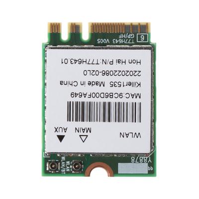 Bezdrátová karta Bluetooth 4.1, WiFi ame 867 Mbps Plug and for Play pro M.2 NGFF WiFi bezdrátový adaptér, pro Wir