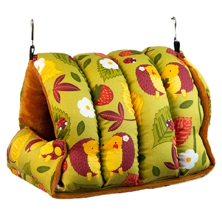 Fashion Pet Bird Parrot Cages Windproof Hammock Hut Tent Bed Hanging Cave