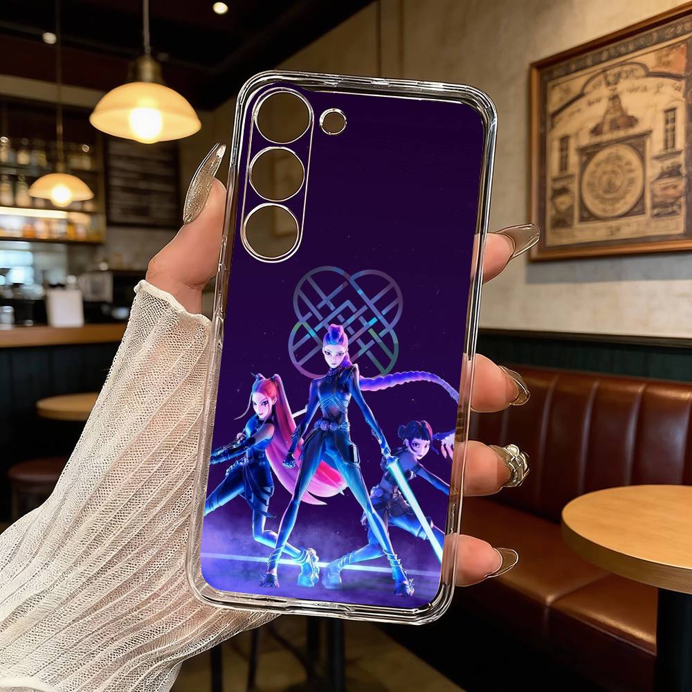 K-Pop D-Demons Hot H-Hunters Phone Case For Samsung Galaxy A71,A70,A52,A51,A40,A30 Transparent Cover