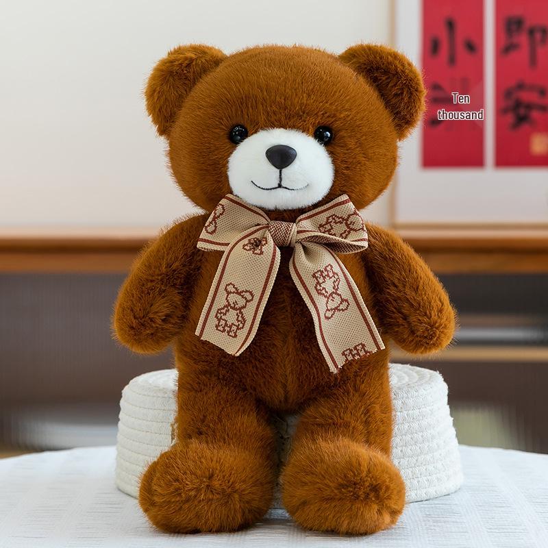 Adorable Teddy Bear Plush with Ribbon - Perfect Gift for Girlfriend