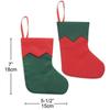 Simple Christmas Socks Red & Green Christmas Stockings Navidad Candy Gift Bags  Festive Xmas Tree