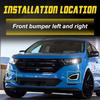 2Pcs Bumper Bracket For 2015-2018 Ford Edge Front Driver and Passenger Side EOOK