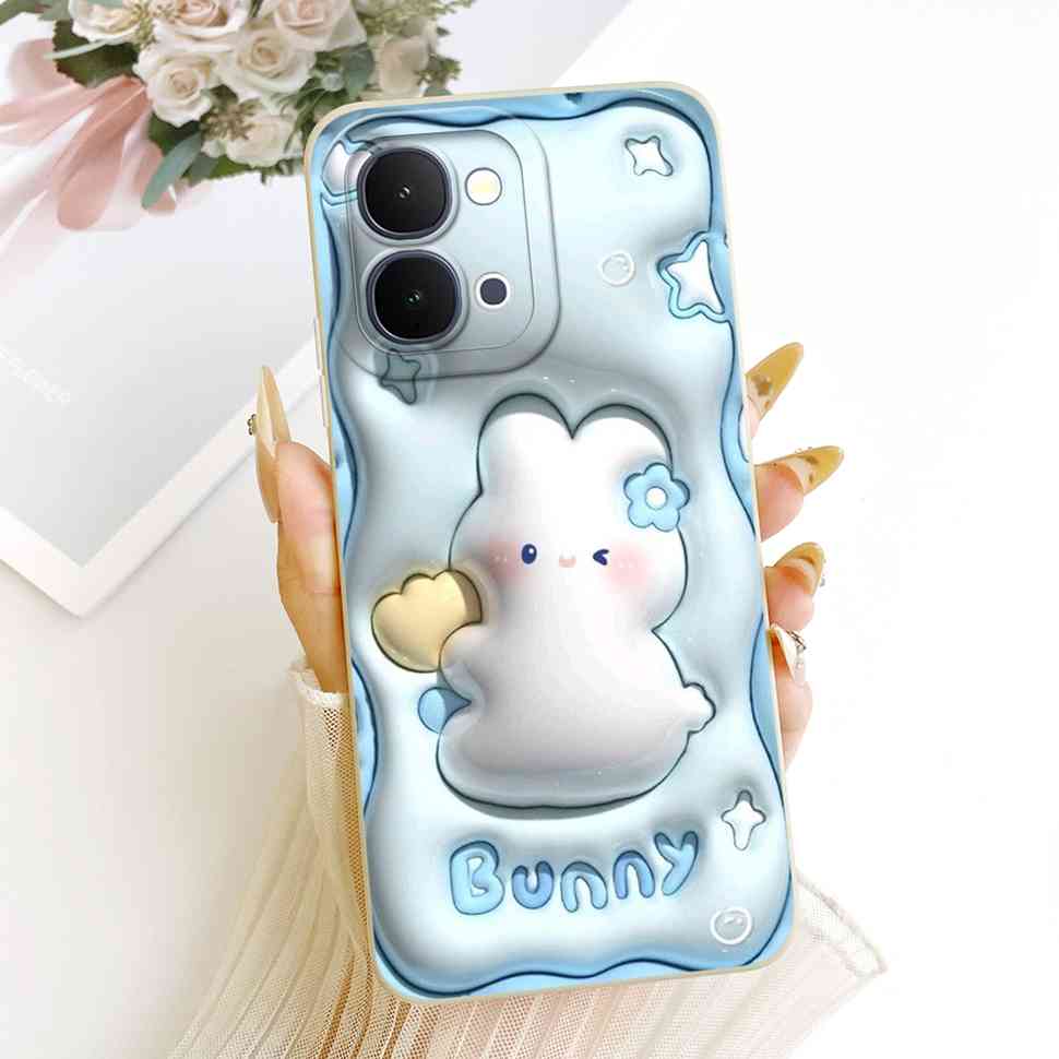 For Vivo Y31d 4G V2543 Case Fashion Cartoon Painting Silicone Full Protcetion Back Cover For Vivo Y 31d Y31D 4G Bumper Shell