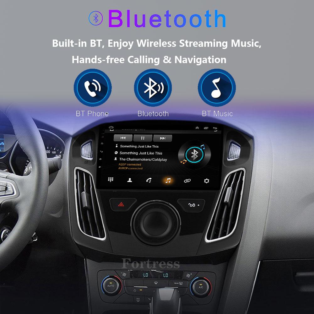 Car Radio Stereo For Ford Focus 3 MK3 2011-2019 Car Media Player GPS Screen Headunit Carplay Android14 Auto Support 360 Camera