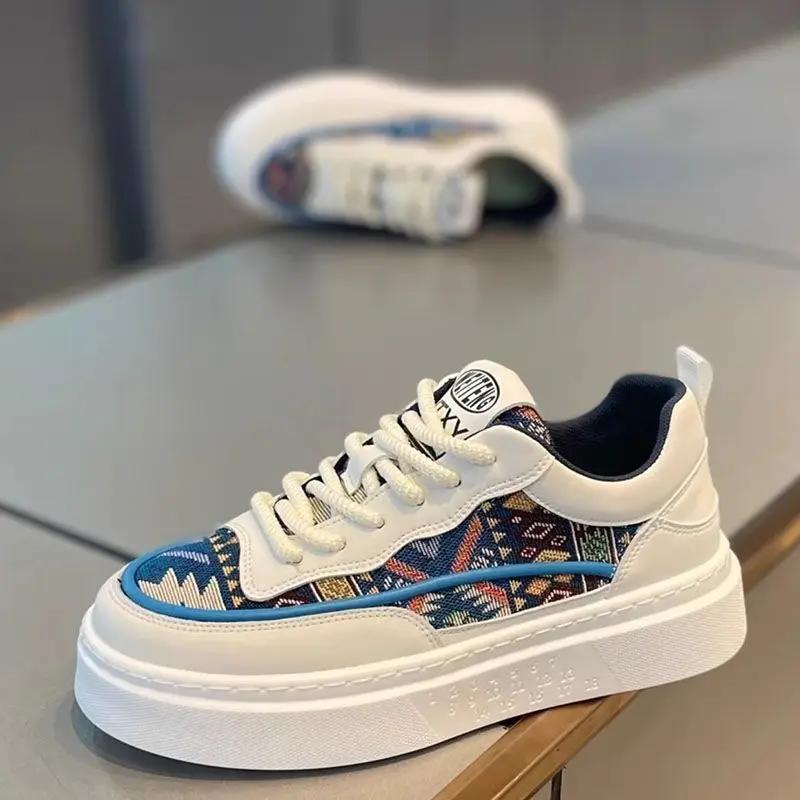 Pánské boty Jarní prodyšné elegantní univerzální ležérní skate boty ležérní tenisky