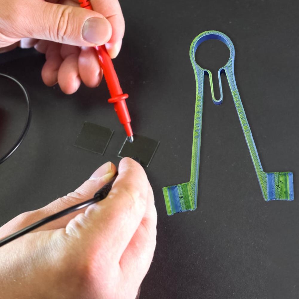1Pc Plastic Probe Holder Mount Test Lead Probe Holder Stand Single-Handed Multimeter Probe Stand for Commercial Manufacturing