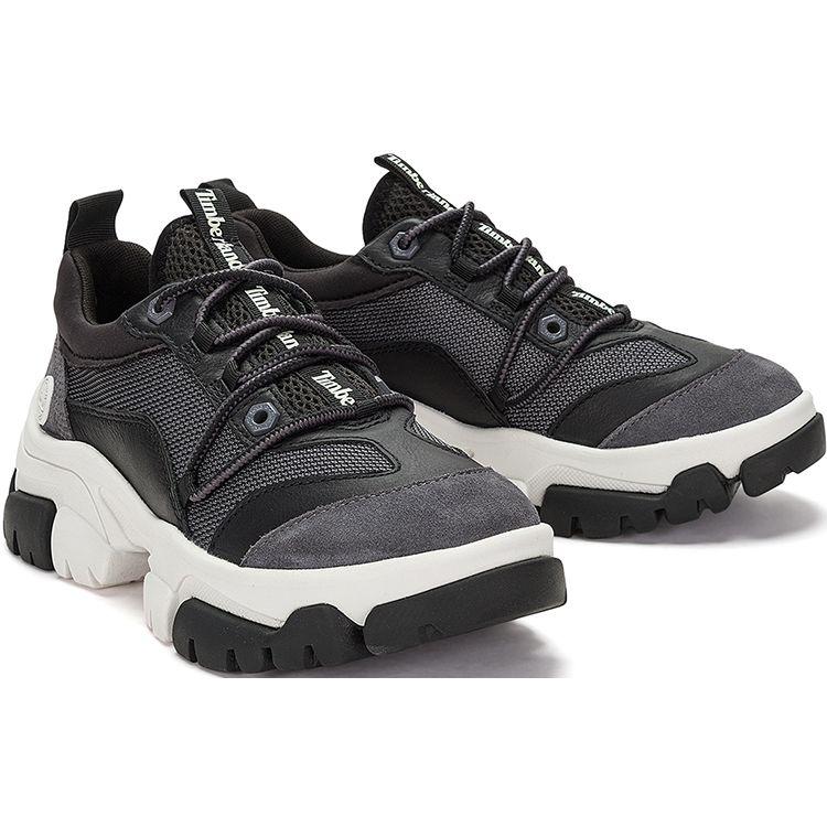 Timberland Fabric Top Layer Cowhide Woven Classic Slip Resistant Durable Low Top Casual Shoes Women Casual Shoes Black White A5V64W