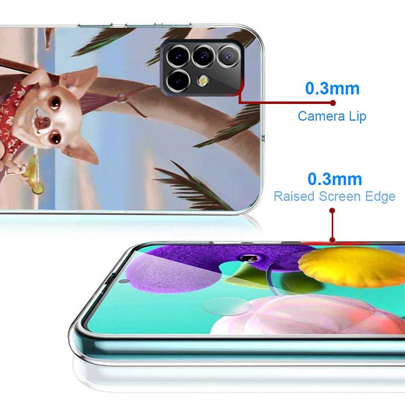 Chihuahua Puppy Teacup Dogs Phnoe Case for Samsung Galaxy A17 A37 A57 A16 A26 A36 A56 A15 A14 A13 A55 A54 A53 A35 A34 A33 A25 A2