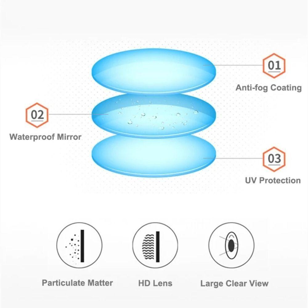 Waterproof Swimming Goggles PC UV Protection Swim Eyewear Anti-fog Diving Goggles Swimming Tools