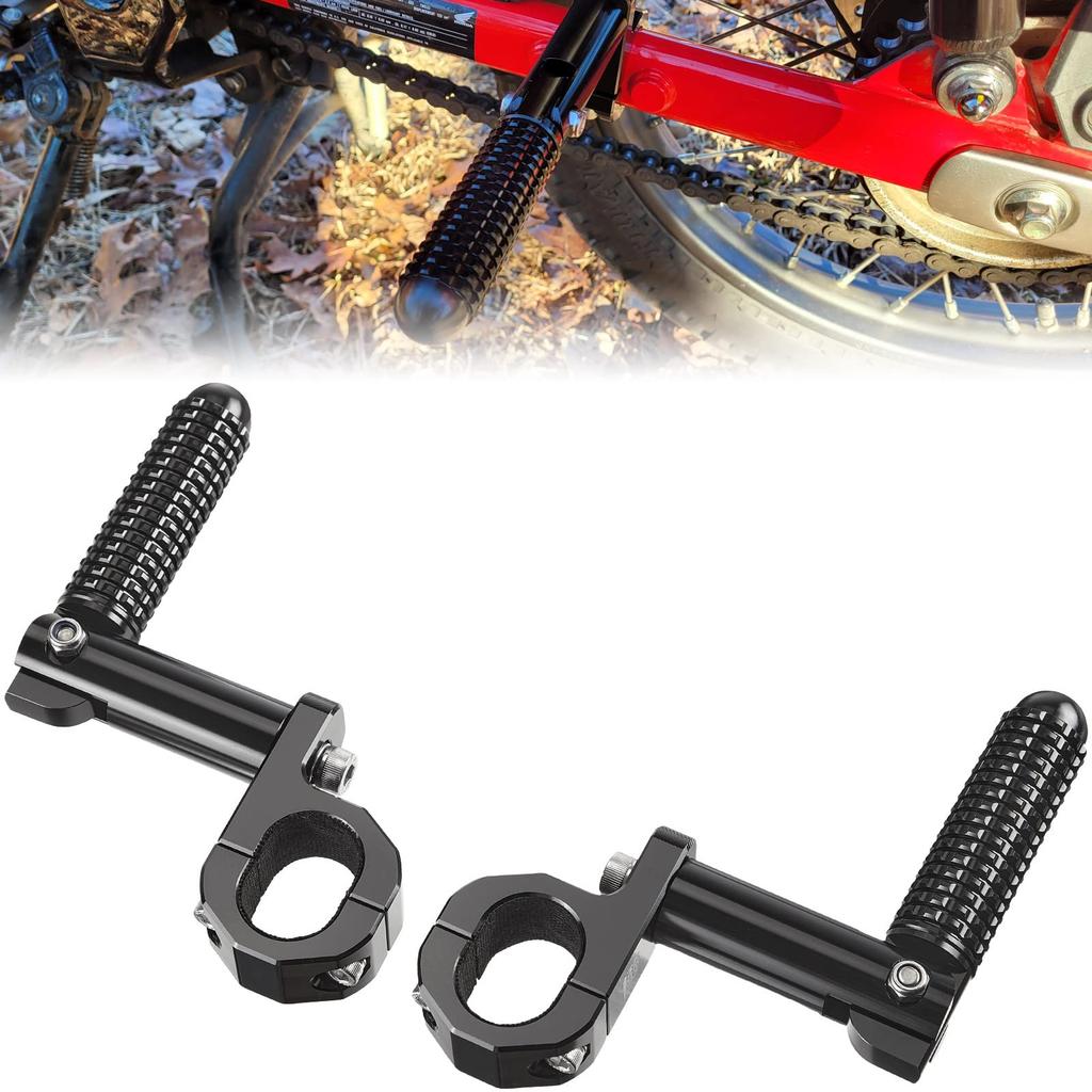 KEMIMOTO Rear Passenger Footrest Foot Pegs Fit CT125 Trail 125 Hunter Cub 2021 2022 2023 Motorcycle Folding Foot Pegs