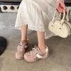 Summer New Inner Height Increase Breathable Moral Training Shoes Casual Sports Shoes 2025 Versatile Student Board Shoes Women's Single Shoes