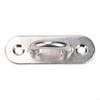 2025 New 6Pcs 5mm Boat Yacht Fixing Buckle Stainless Steel Eye Plate Oblong Oblong Pad Eye Plates Ceiling Wall Mount U Hook