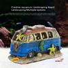 Resin Car Wreck Fishbowl Landscaping Various Styles Multipurpose Fish Shrimp Shelter Excellent Breeding Environment Aquarium Ornaments