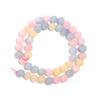 Morganite kamienne koraliki różowe niebieskie luźne koraliki do tworzenia biżuterii bransoletki akcesoria DIY Strand 15 "4-12mm