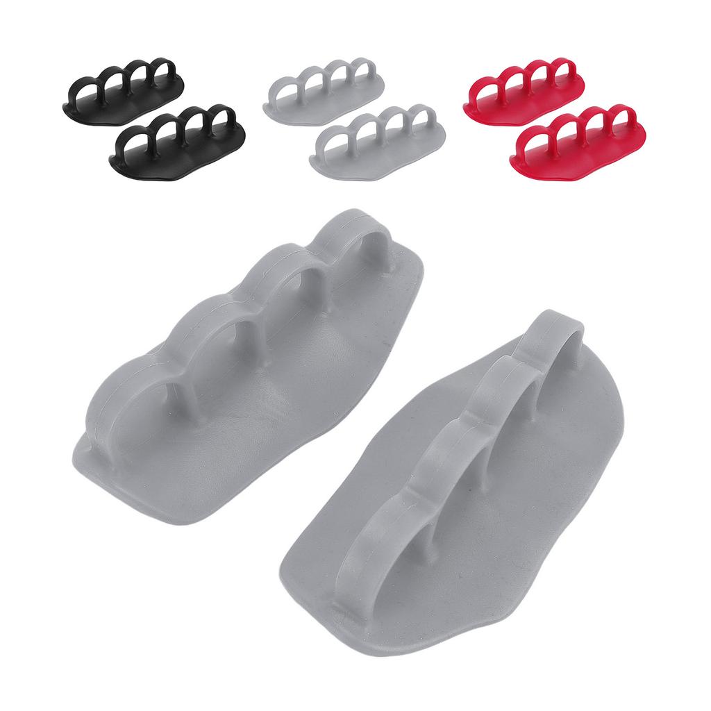 1 Pair Workout Grips Multifunctional Weight Lifting Rubber Gym Grips for Barbell and Dumbbell