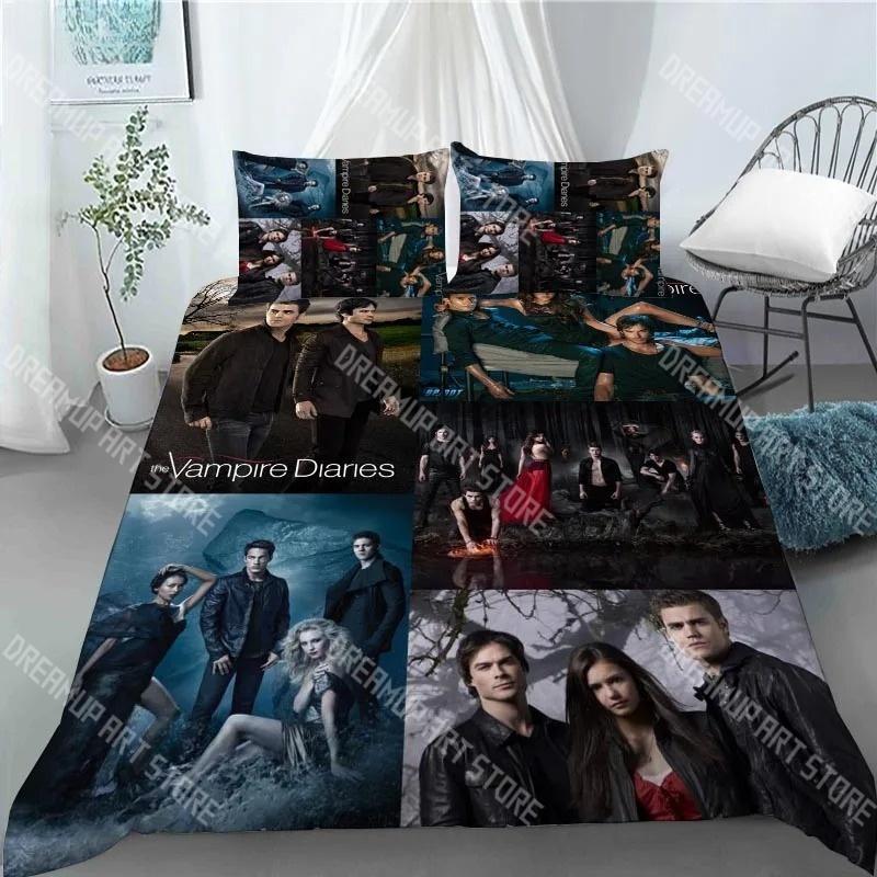 Módní Damon Salvatore Upíří deníky Povlečení Jednolůžko Twin Plné Královna Král Velikost Postele Dětský Pokoj Povlaky na Peřinu Postel