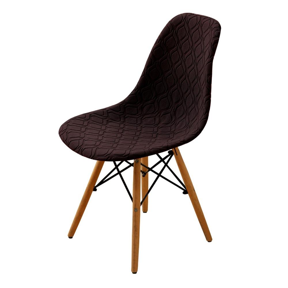 Jacquard Eames Shell Chair Cover Universal Fit for Dining Table Chairs All Seasons Home Use