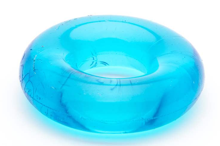 Lot de 3 Cockrings Chubby 20 mm Bleus - Sport Fucker - Cockrings Flexibles