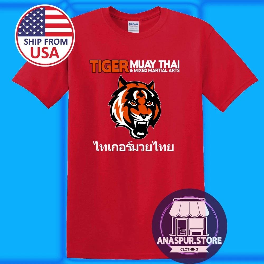Tiger Muay Thai MMA Kickboxing Men s Red Size S-5XL 4XL