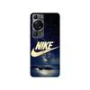 Case - MANIACASE - Huawei P60 - Flexible - Black - Nike Logo Golden Starry Night