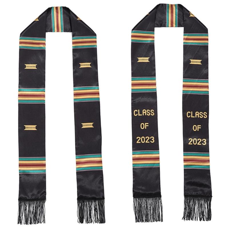 Nursery School Black Graduation Sash Stole Photo Props for Valedictorian Students Valedictorian Class of 2024 Graduate
