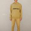 Fear of God Essentials FW21 Knit Pullover With Thick Logo Unisex Sweatshirt Amber FOG-FW21-015
