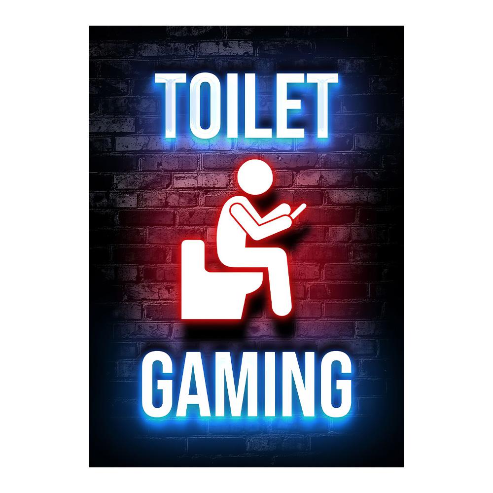 Neon Gaming Gamer Wandkunst Poster Drucke Gamer Leinwandmalerei Leinwandbild für Kinder Jungenzimmer Dekoration Spielzimmer Cuadros