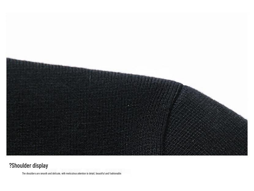 Men's Slim-Fit Knitted Cardigan - Korean Style Fashionable Long Sleeve Sweater Jacket for Spring/Autumn 2025.