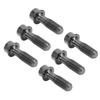 6PCS Bicycle Stem Bolt M5 X 16mm Titanium Alloy Waterproof Rustproof Handlebar Stem Bolts Screw for