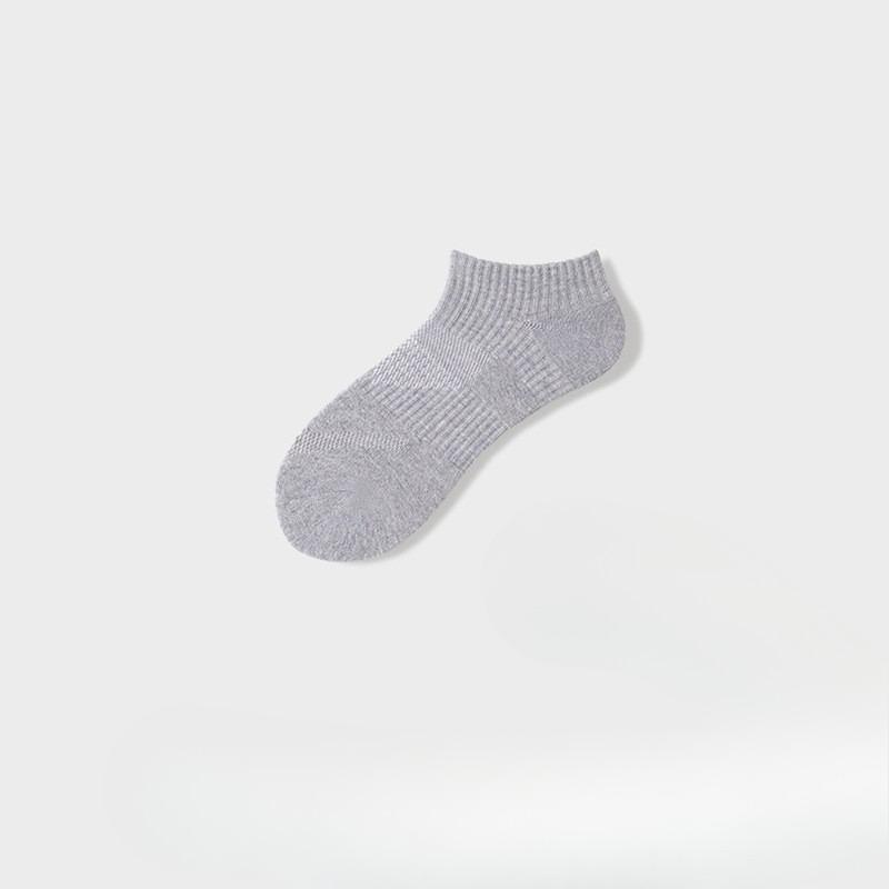Men's Summer Mesh Breathable Deodorant Sweat Absorbing Sports Tube Cotton Socks