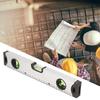 Bubble Level Ruler 30/60cm Aluminum Alloy Spirit Level Ruler Gauge Measure Tool Magnetic Bubble Level Ruler Spirit Level Meter