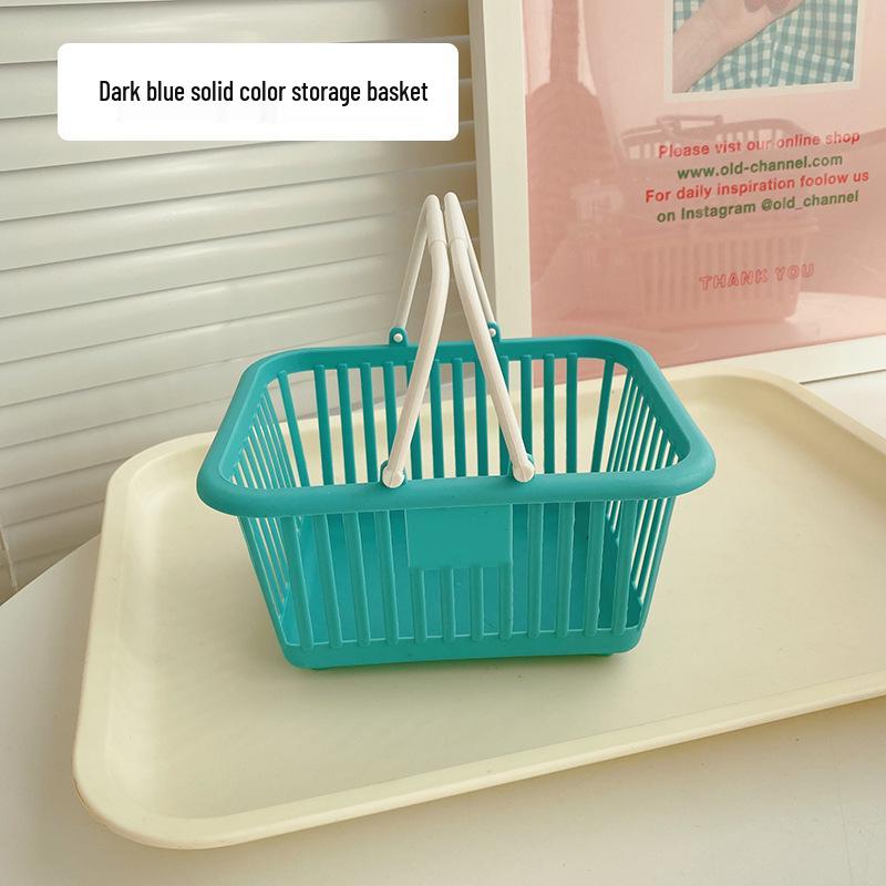 Macaron Desktop Organizer Basket for Stationery and Sundries Storage Basket